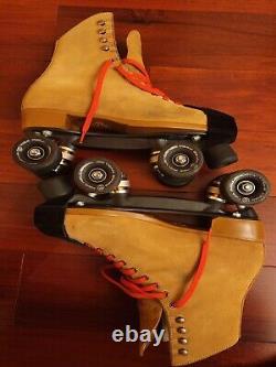 Riedell Zone 135 Roller Skates Suede Tan Size 10, Medium Width Bought 6/2023