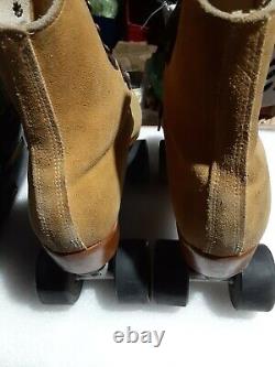 Riedell Zone 135 Roller Skates Suede Tan Size 9