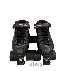 Riedell men's quad roller skates R3 Cayman size 8 Radar wheels
