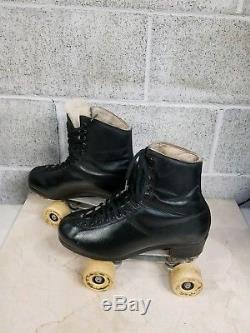 Riedell red wing roller skates size 10 douglass snyder custom built skates