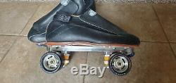 Riedell roller skates size 10 395 boot power trac powertrac plates speed quads