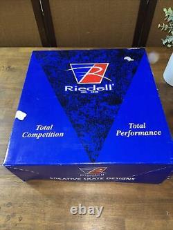 Riedell roller skates size 8 Model 135 New Black Unisex Zen Radar 62/84 Wheels