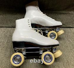 Roller Skates, Riedell 220, Century Plates, Giotto Wheels, Womens 6.5, Must See