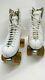 Roller Skates Used Ladys Size 8 1/2 Narrow Riedell Boots- Sure Grip Classic