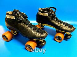 Roller Skates, Vintage Riedell 595, Magnums, Fanjets, Skf German, Mens 9, Nice