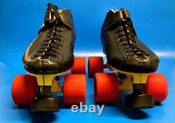 Roller Skates, Vintage Riedell 695, Magnums, Fanjet Graphics, Mens 9.5 Beautiful