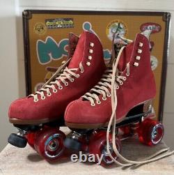 SO CUTE! Moxi Lolly Roller Skates, Unisex Sz 7 (Women's 8-8.5), POPPY RED, NWT