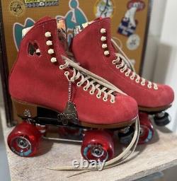 SO CUTE! Moxi Lolly Roller Skates, Unisex Sz 7 (Women's 8-8.5), POPPY RED, NWT