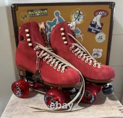 SO CUTE! Moxi Lolly Roller Skates, Unisex Sz 7 (Women's 8-8.5), POPPY RED, NWT