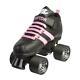 Size 6 Riedell WFTDA Skate Black and Pink Roller Derby Entry Level Free Postage