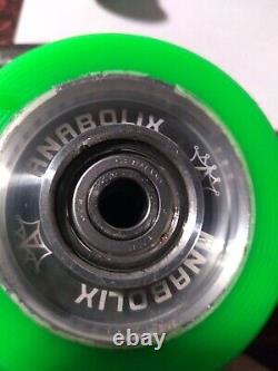 Size13 Riedell 165 Anabolix Emerald Reign Wheels Fuse Plate O. G. Gmn Bearings