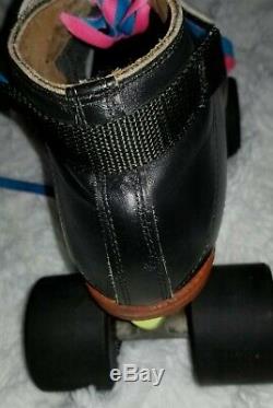 Slightly Used Riedell 395 Labeda Pro-line Leather Roller Skates Mens 8
