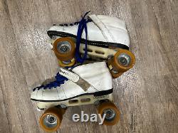 Speed skates Reidell boot Laser Plate, own a piece of history! Size 9 1/2 mens