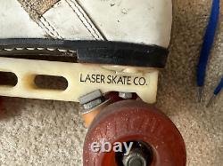 Speed skates Reidell boot Laser Plate, own a piece of history! Size 9 1/2 mens