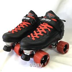 Super Condition Sure Grip Rebel Roller Skates Dart Wheels Mens Size 7 W8 B102