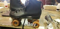 Sure Grip Super X 8 RL Plate Roller Skates Black leather Artistic 98A wheels