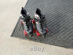Targa Riedell Men's speed skates Size 9. With sure grip Fugitive wheels