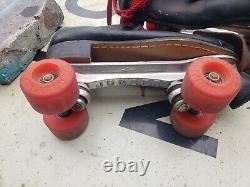 USA Vintage Red Wing Sure-Grip Jogger Riedell Roller Skates size 10  kryptos