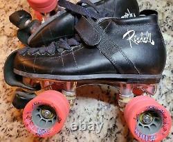 USED Riedell She Devil Premium Leather Handmade in USA Rollerskates Size 7