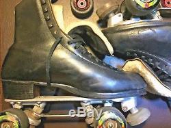 Used Douglas Snyders Custom Built Black Riedell Roller Skates Size M 11 E H