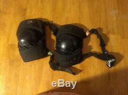 Used Riedell 265 PowerDyne Plate Roller Skates with Knee & Elbow Pads