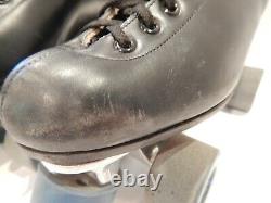 VINTAGE RIEDELL REDWING ROLLER SKATES 220 BLACK SIZE 7 withBox