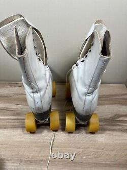 VINTAGE Snyder Douglas Super Deluxe Roller Skates Boots Sz. 6 A Riedell boots