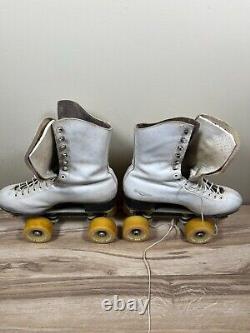 VINTAGE Snyder Douglas Super Deluxe Roller Skates Boots Sz. 6 A Riedell boots
