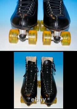 VTG Riedell Classic Roller Skates Sure-Grip Plates Powell Bones Elite Wheels