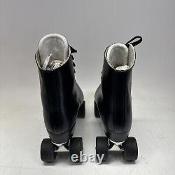 Vintage 1999 Sure Grip Super X 7L Black Leather Roller Skates Sz 9 Men's Clean