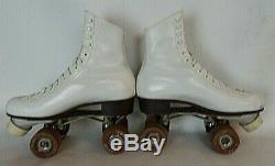 Vintage 220N RIEDELL Roller Skates, Size 7, Satin Roll, withChicago Ware Bros 1914