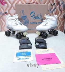 Vintage 80's Riedell Aerobiskate SureGrip Roller Skates Size M8, L9 -Hardly Used
