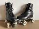 Vintage Chicago Custom Riedell 220 Roller Skates 7R Black