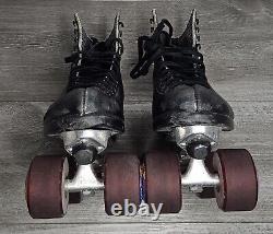 Vintage Chicago Riedell Roller Skates Sure Grip Super X 5R Kryptonics Wheels 7