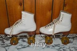 Vintage DOUGLASS-SNYDER Custom-Built ROLLER SKATES with RIEDELL Silver Star Boots