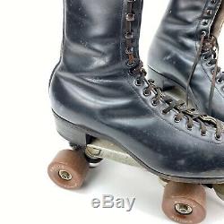 Vintage Douglas Snyder's Super Deluxe Mens Roller Skates Riedell Boots Size 10