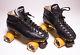 Vintage Leather Riedell Roller Skates Size 10 Cannibal Roller Wheels