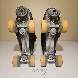 Vintage Leather Roller Skates withVanguard The Advantage Wheels Size 10 Riedell