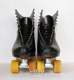 Vintage Mens Riedell Gold Star Competition Roller Skates Sz 8 Vanguard Tigerclaw