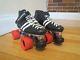 Vintage Oldschool Women's Riedell RS-1000 black roller skates, Size 7