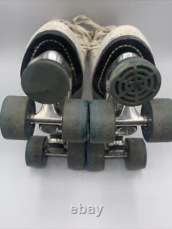 Vintage RIEDELL roller skates 7 womens Sure Grip Century plates Sure Grip Wheels