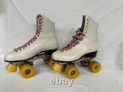 Vintage Red Wing Riedell Roller Skates Retro Derby Rink Funky Jogger Sure Grip