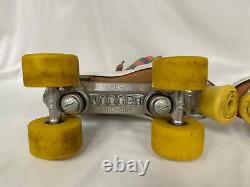 Vintage Red Wing Riedell Roller Skates Retro Derby Rink Funky Jogger Sure Grip