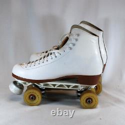 Vintage Reidell Roller Skates With Roller Bones Wheels Mens 9.5