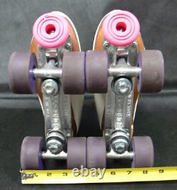 Vintage/Retro/Old Stock Quad Roller Skates RIEDELL Sure-Grip Plates Rollerbones