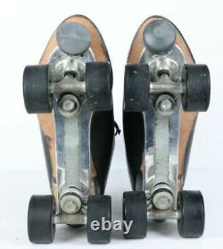 Vintage Riddell Roller Skates Sure Grip Plates Powell Bones Wheels Size 10 10.5
