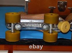 Vintage Riedell 130 Jogger Sure-Grip Roller Skates Size 8, Made in USA