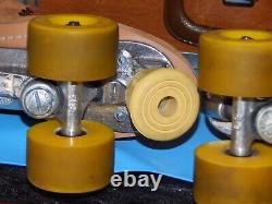 Vintage Riedell 130 Jogger Sure-Grip Roller Skates Size 8, Made in USA