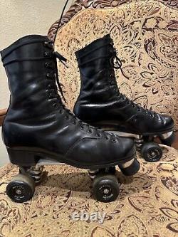 Vintage Riedell 172 Capped Toe Roller Skates Size 9.5
