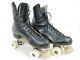 Vintage Riedell 220 Boots Roller Skates Chicago Custom SIZE 11 BLACK